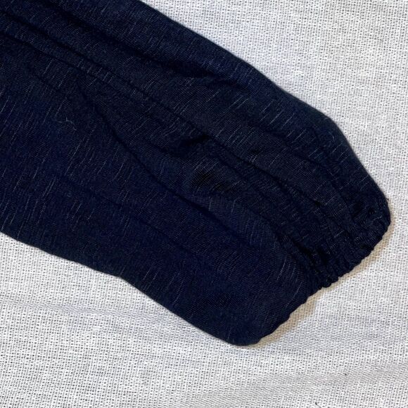 Knox Rose | Black Floral Embroidered Peasant Top | Large - Picture 7 of 9